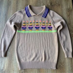 Vintage Collared Sweater